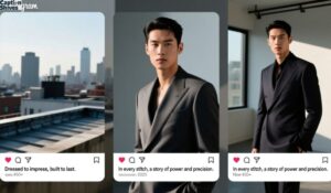 Stylish Suit Captions for Instagram