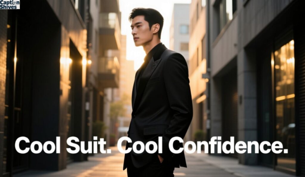 Cool Suit Captions for Instagram