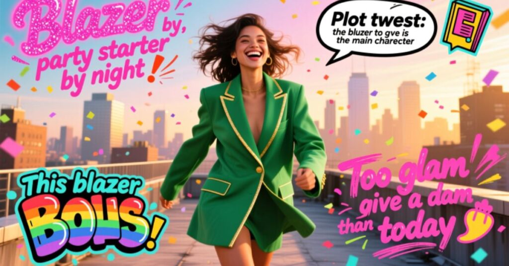 Fun and Playful Blazer Captions