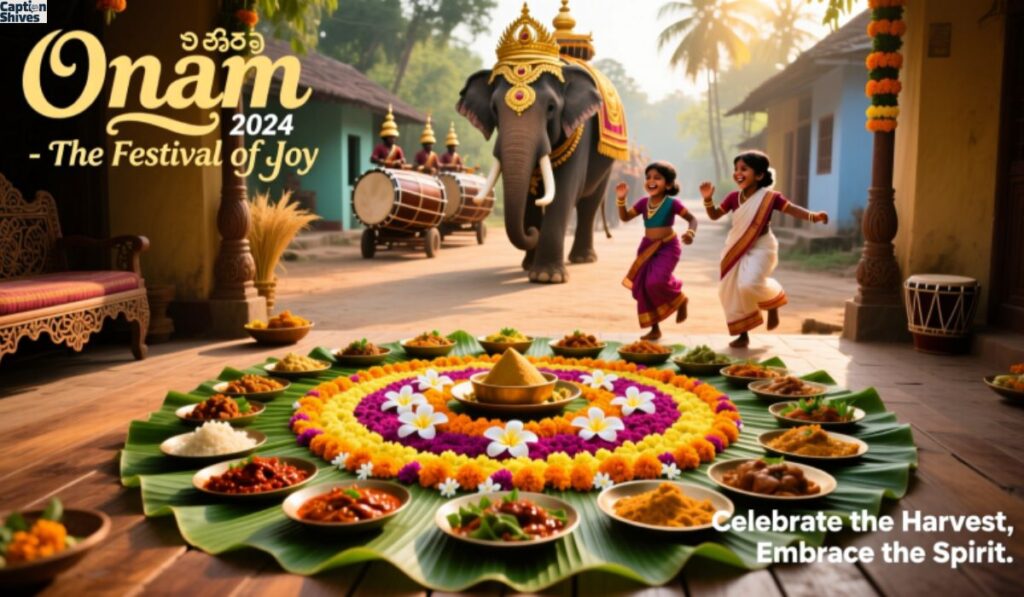 Onam Captions Celebration For Instagram