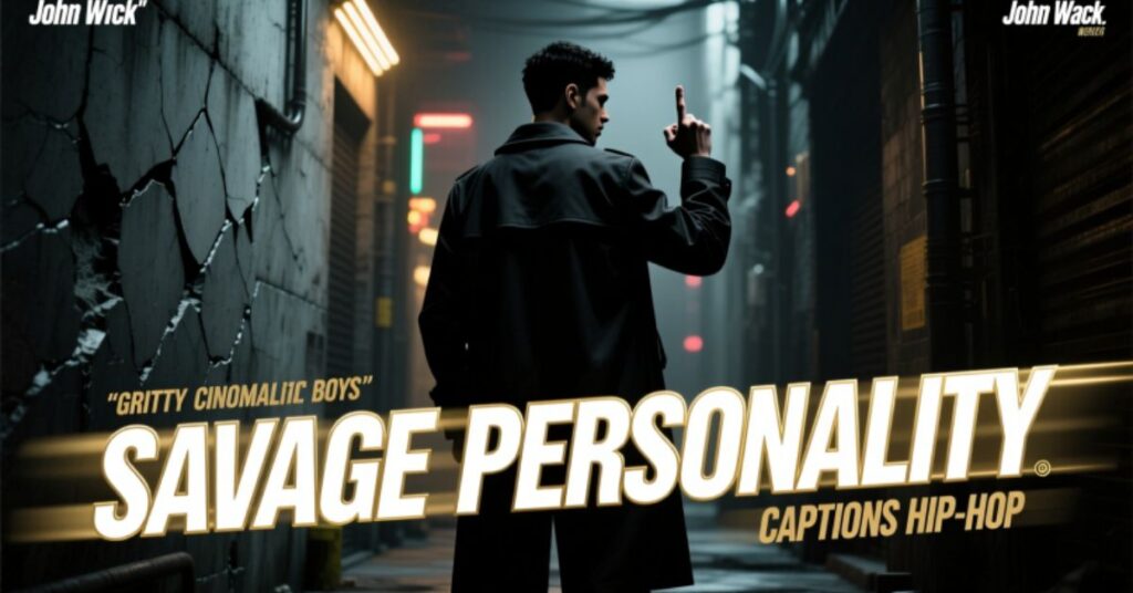 Savage Personality Captions for Boys