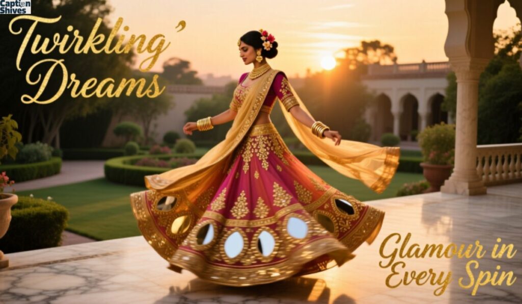 Twirling Lehenga Captions For Your Instagram Glam