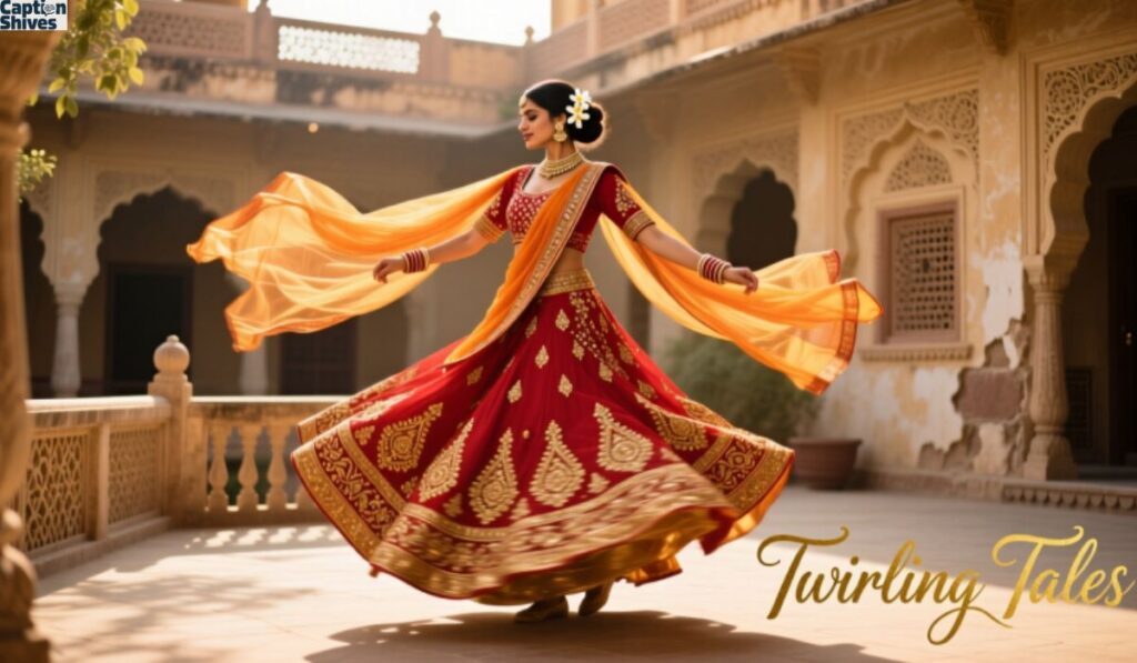 Twirling Tales Captured In Lehenga Fashion
