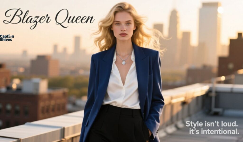 blazer-captions-for-instagram-for-girls